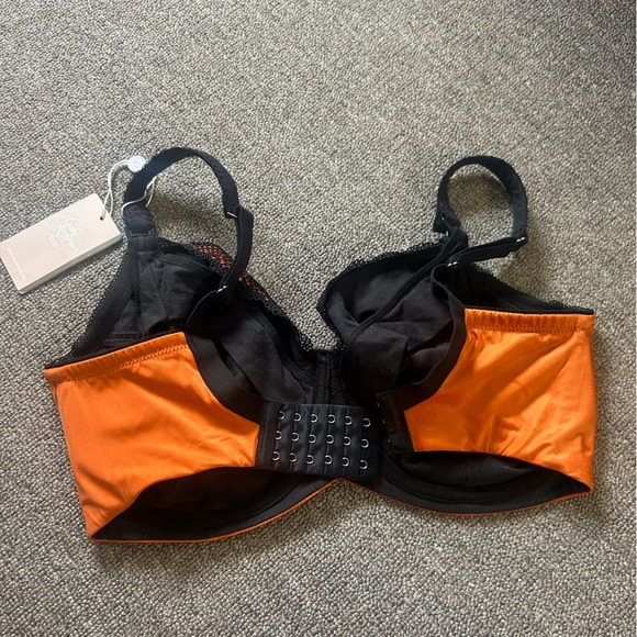 Cake Lingerie, size 36I, BNWT, orange lace nursing maternity bra, with underwire - Picture 9 of 10